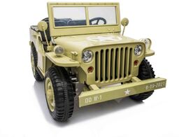 MEGA DZIP WOJSKOWY DLA 3 DZIECI, 4X4,WALIZKA