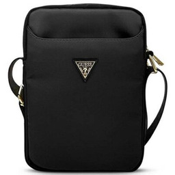 GUESS Torba na tablet Nylon Triangle Logo Czarny