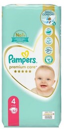 Pampers Premium Care 4 9-14kg 52szt. NEW