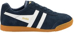 Gola Classics Men''s Harrier Suede Trainers Navy/White CMA192MW