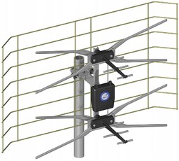Antena Telewizyjna Tv Siatkowa Dvb-t 10 dB Szerokopasmowa