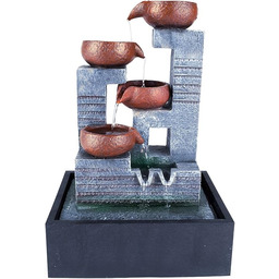 Pajoma Donice Fontanna Pokojowa, Niebieski, Miedziany, 24,5 x