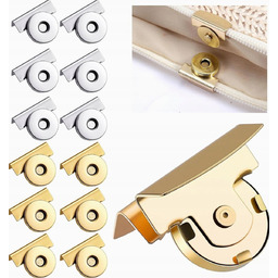 GUZIKI MAGNETYCZNE 12 PAR 2X17CM ZAPIECIE METALOWE BEZ