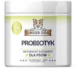 GINGER DOG Suplement dla psa Probiotyk 180 g