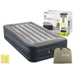 Materac Dmuchany Jednoosobowy 99x191x42 Intex 64132ND z Pompką