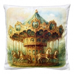 Poduszka Ozdobna Vintage z Karuzelą A Clayre &