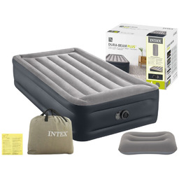 Materac Dmuchany Jednoosobowy 99x191x42 Intex 64132ND z Pompką