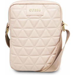GUESS Torba na tablet Quilted Różowy