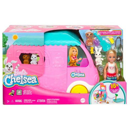 Barbie Kamper Chelsea + mała lalka i akcesoria,