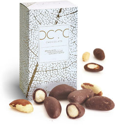 Brazil Nuts Coated in Craft Chocolate with Coconut