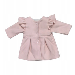 Płaszczyk zimowy z kożuszkiem Ocieplany 62 cm