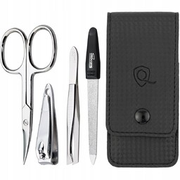 Podstawowy Zestaw Manicure z Czarnym Etui