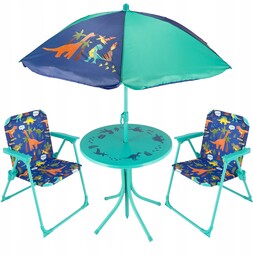 Zestaw Mebli Ogrodowych dla dzieci piknikowy parasol stolik
