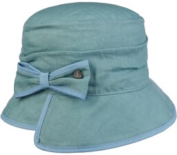 Kapelusz Lniany Uni Bucket by Lierys, petrolowy, One
