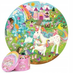 Puzzle Okrągłe 150 Jednorożce, Boppi