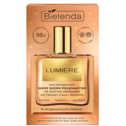 Bielenda Lumiere multifunkcyjny suchy Olejek pielęgnacyjny ze złotymi