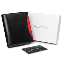 Pojemny Portfel Męski Z Naturalnej Skóry Licowej