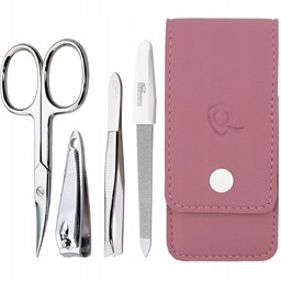 Podstawowy Zestaw Manicure z Różowym Etui