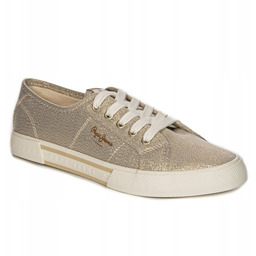 Trampki Pepe Jeans tenisówki damskie PLS31439 099 Gold