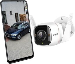 Tapo C320Ws Kamera Cylindryczna, Biały, 256 GB