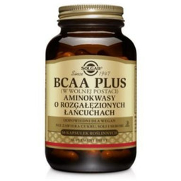 SOLGAR BCAA Plus - 50 kapsułek