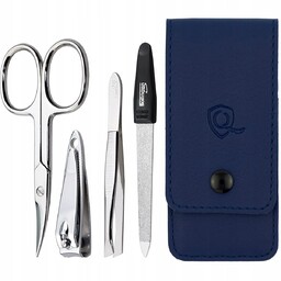 Podstawowy Zestaw Manicure z Niebieskim Etui