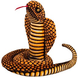 Maskotka Pluszowa Wąż Kobra Królewska Brązowa 100 cm