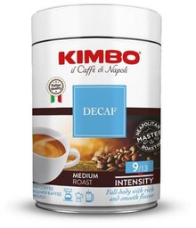 KIMBO Decaffeinato Kawa mielona puszka bezkofeinowa 250g
