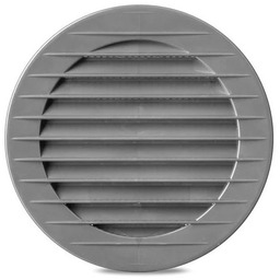 Kratka okrągła fi 100 mm szara