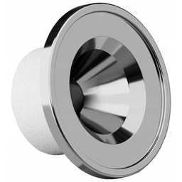 Kratka Wentylacyjna FI100 Kolor Chrom Ciepło oszczędzacz