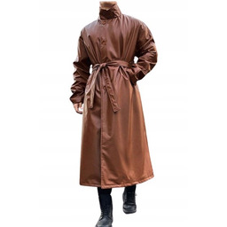 SHEIN PŁASZCZ MĘSKI BRĄZOWY IMITACJA SKÓRY M ŁJC