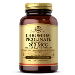 SOLGAR Chrom pikolinian 0,2 mg - 90 kapsułek