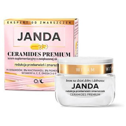 JANDA Ceramides Premium Krem suplementacyjny redukcja przebarwień