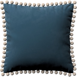 Poszewka Wera na poduszkę, pruski błękit, 45 x