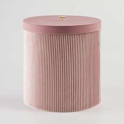 elegancki kosz na pranie z welwetu duolerios 65