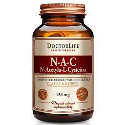 N-A-C n-acetylo-l-cysteina 500mg suplement diety 90 kapsułek