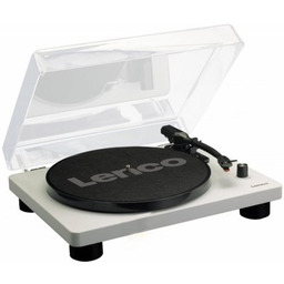 LENCO Gramofon LS-50GY Szary, Półautomatyczny, Napęd paskowy, USB,