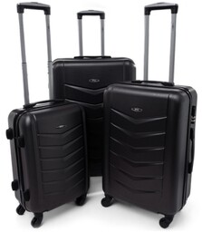 Pojemny Ekskluzywny Zestaw Trzech Walizek Turystycznych RGL 520