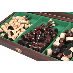 Szachy+Warcaby Małe Sunrise Chess & Games, gra planszowa