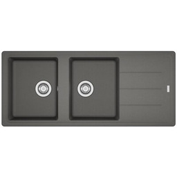FRANKE Zlewozmywak dwukomorowy z ociekaczem Basis BFG 621-116
