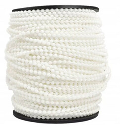 Łańcuszek biały do rolet rolety 3,2 mm, 4,5