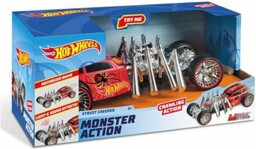 Mondo Hot Wheels L&S Monster Pająk - czerwony