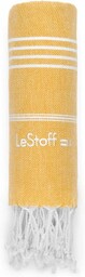 LeStoff Fouta żółta bawełna organiczna XXL 200 x