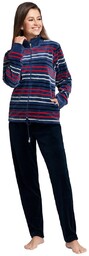 Luna, Dres damski welurowy, indygo, rozmiar XXL
