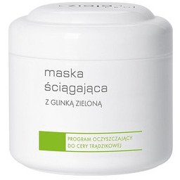 Ziaja Pro, maska ściągająca z glinką zieloną, program