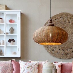 Rattanowa Lampa Chic Antique C