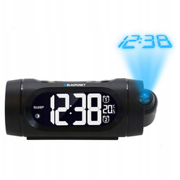 Radiobudzik z Projektorem Ściennym Termometr Radio Budzik Blaupunkt