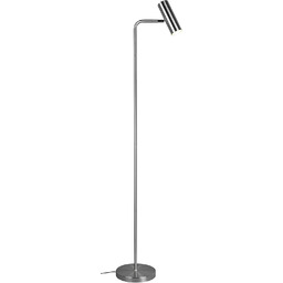 Lampa podłogowa minimalistyczna nikiel mat GU10 MARLEY 412400107