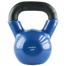 Kettlebell żeliwny pokryty winylem HMS 12 kg