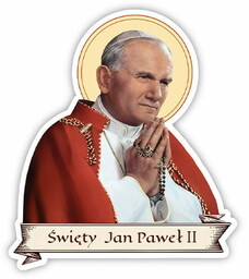 Naklejka religijna św. Jan Paweł II